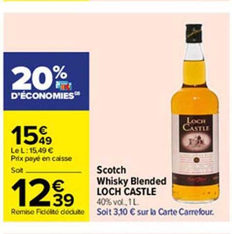 scotch whisky blended loch castle