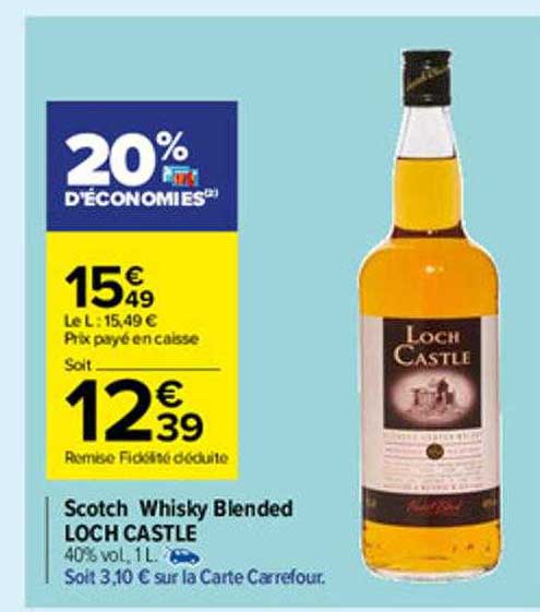 scotch whisky blended loch castle