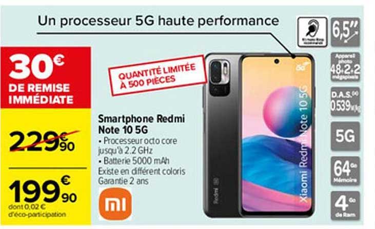 Smartphone Redmi Note 10 5g Xiaomi