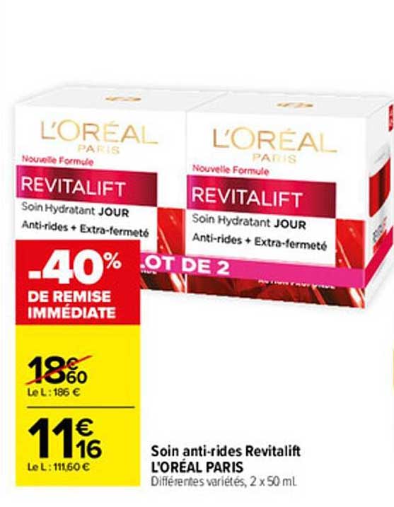 soin anti-rides revitalift l'oréal paris