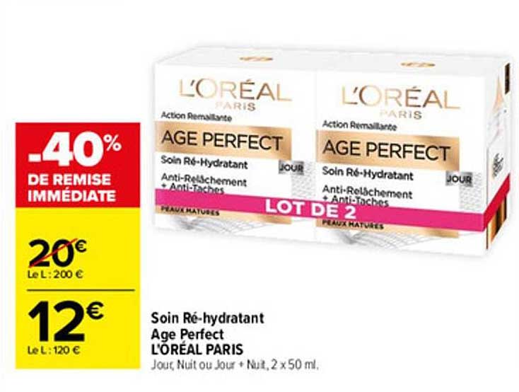 Soin Réhydratant Age Perfect L'oréal Paris