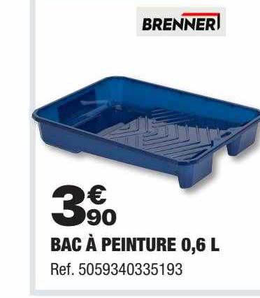 bac à peinture 0,6l brenner