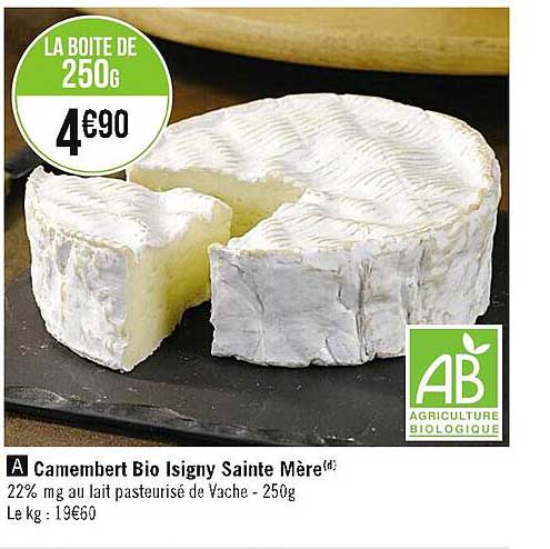camembert bio isigny sainte mère