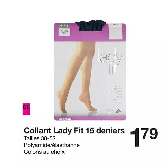 collant lady fit 15 derniers