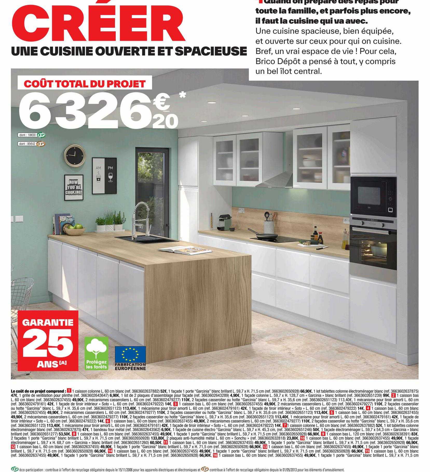 cuisine ouverte et spacieuse