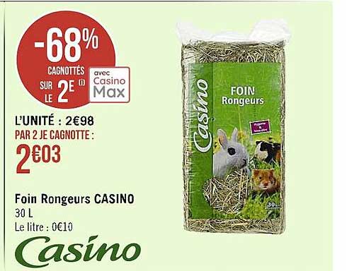 foin rongeurs casino