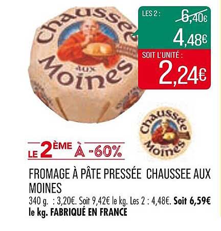 fromage à pâte pressée chaussée aux moines