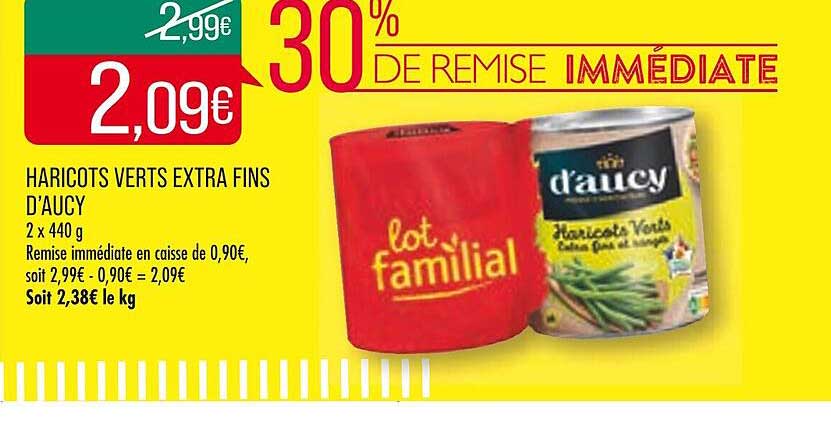 Haricots Verts Extra Fins D'aucy