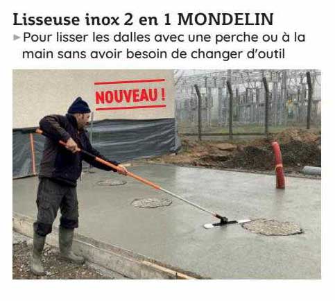 lisseuse inox 2 en 1 mondelin