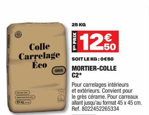 mortier-colle c2