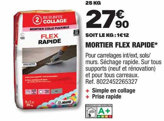Mortier Flex Rapide