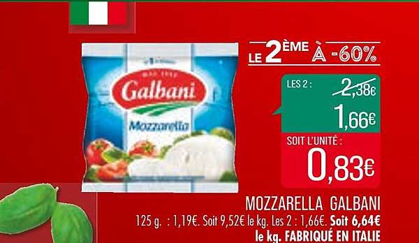 Mozzarella Galbani