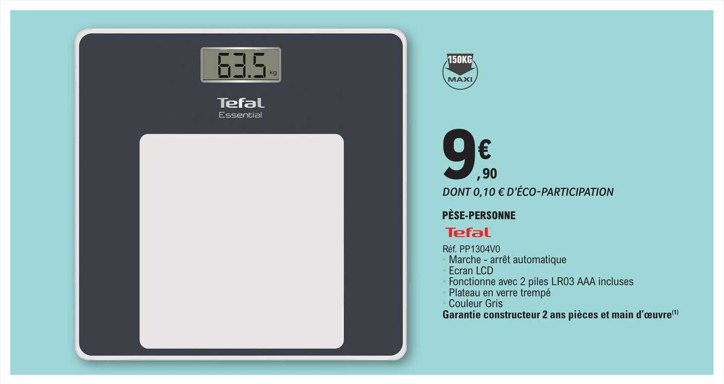 pèse-personne tefal