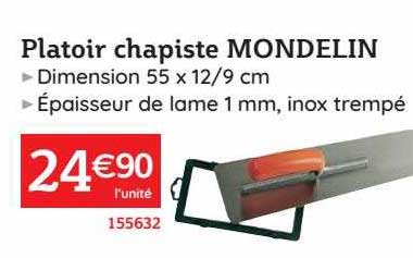 platoir chapiste mondelin