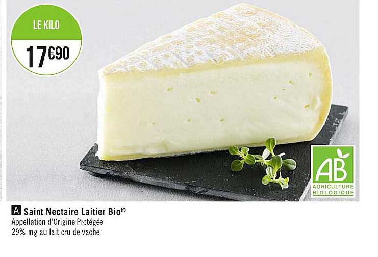 saint nectaire laitier bio