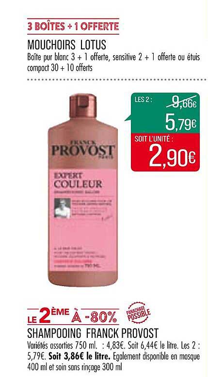 shampooing franck provost