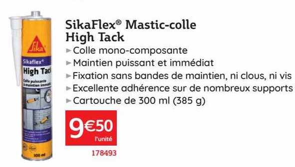 sika flex mastic-colle high tack