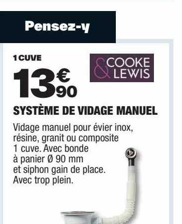 système de vidage manuel