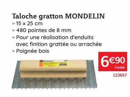 taloche gratton mondelin