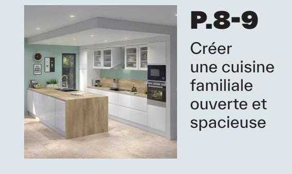 une cuisine familiale ouverte et spacieuse