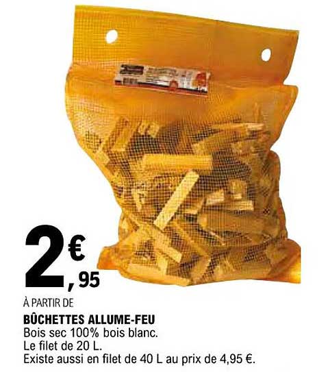 bûchettes allume-feu