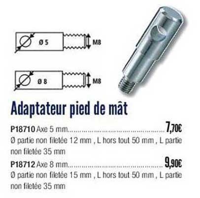 Adaptateur Pied De Mât