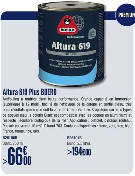 altura 619 plus boero