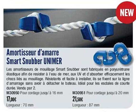 amortisseur d'amarre smart snubber unimer