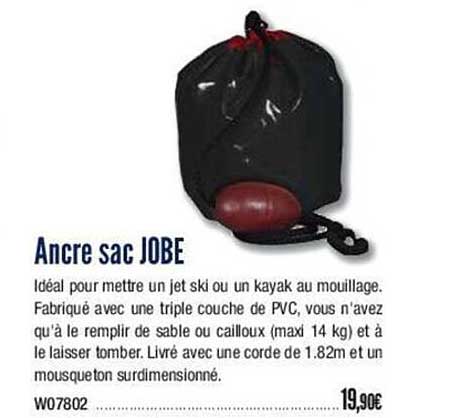 ancre sac jobe