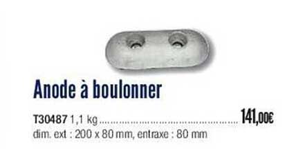 anode à boulonner