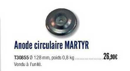 anode circulaire martyr
