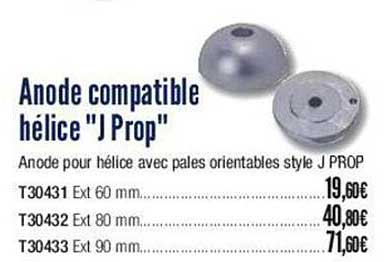 anode compatible hélice "j prop"