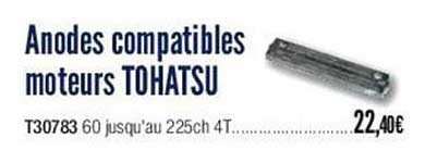 anodes compatibles moteurs tohatsu