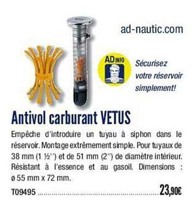 antivol carburant vetus