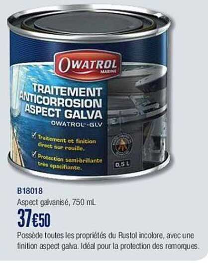 aspect galvanisé 750 ml