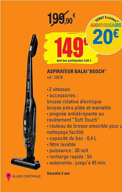 Aspirateur Balai "bosch"