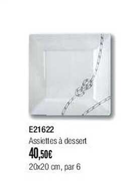 Assiettes à Dessert