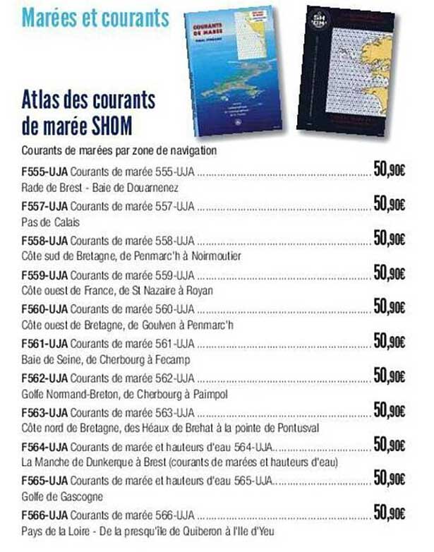 atlas des courants de marée shom