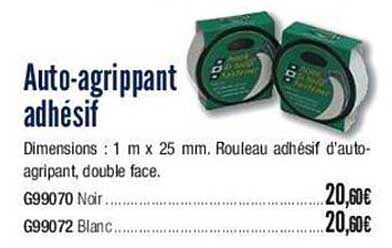 auto-agrippant adhésif