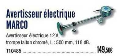 avertisseur électrique marco