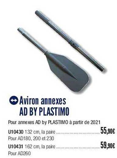 aviron annexes  ad by plastimo