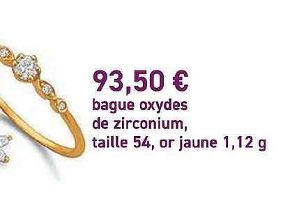 bague oxydes de zirconium