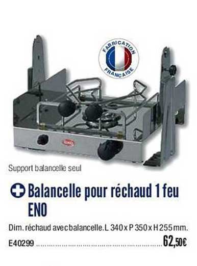 balancelle pour réchaud 1 feu eno