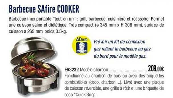 barbecue sAfire cooker