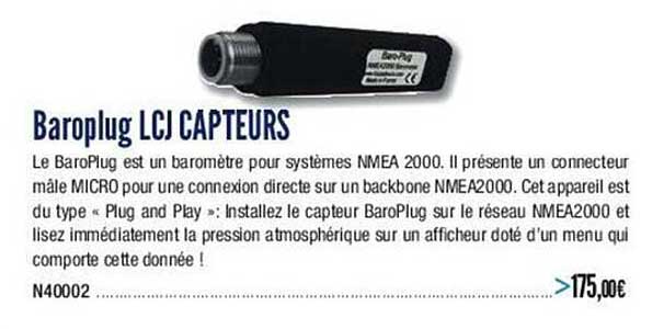 baroplug lcj capteurs