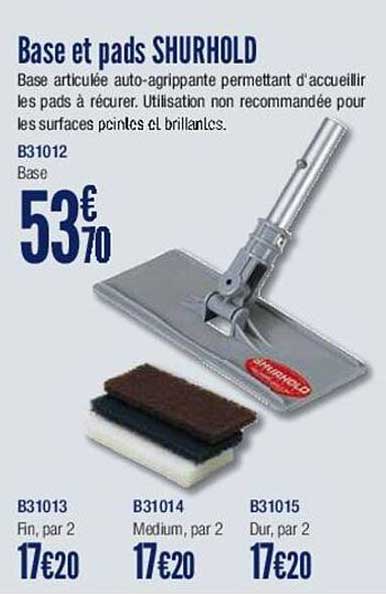 base et pads shurhold