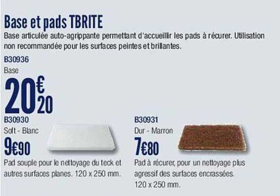 Base Et Pads Tbrite