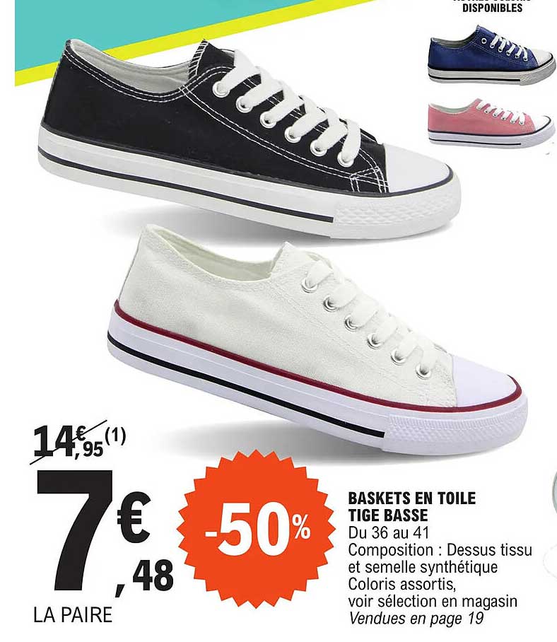 baskets en tiole tige basse