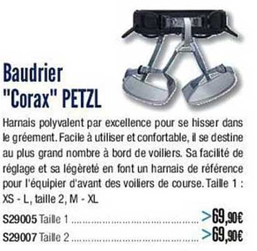 baudrier "corax" petzl