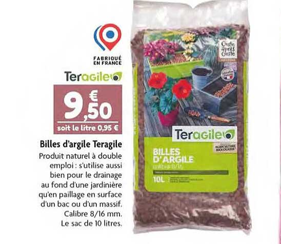 billes d'argile teragile